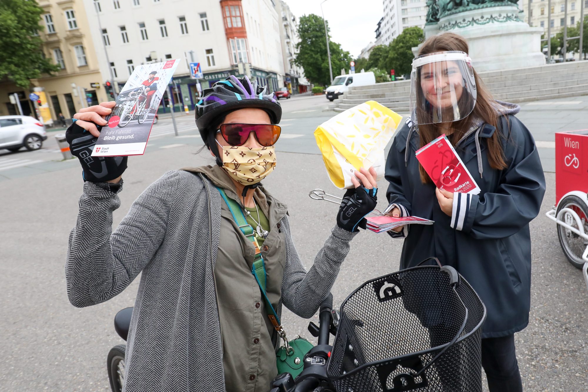 Fahr Fahrrad. Bleib gesund. Sicher und gesund zur Schule | Fahrrad Wien