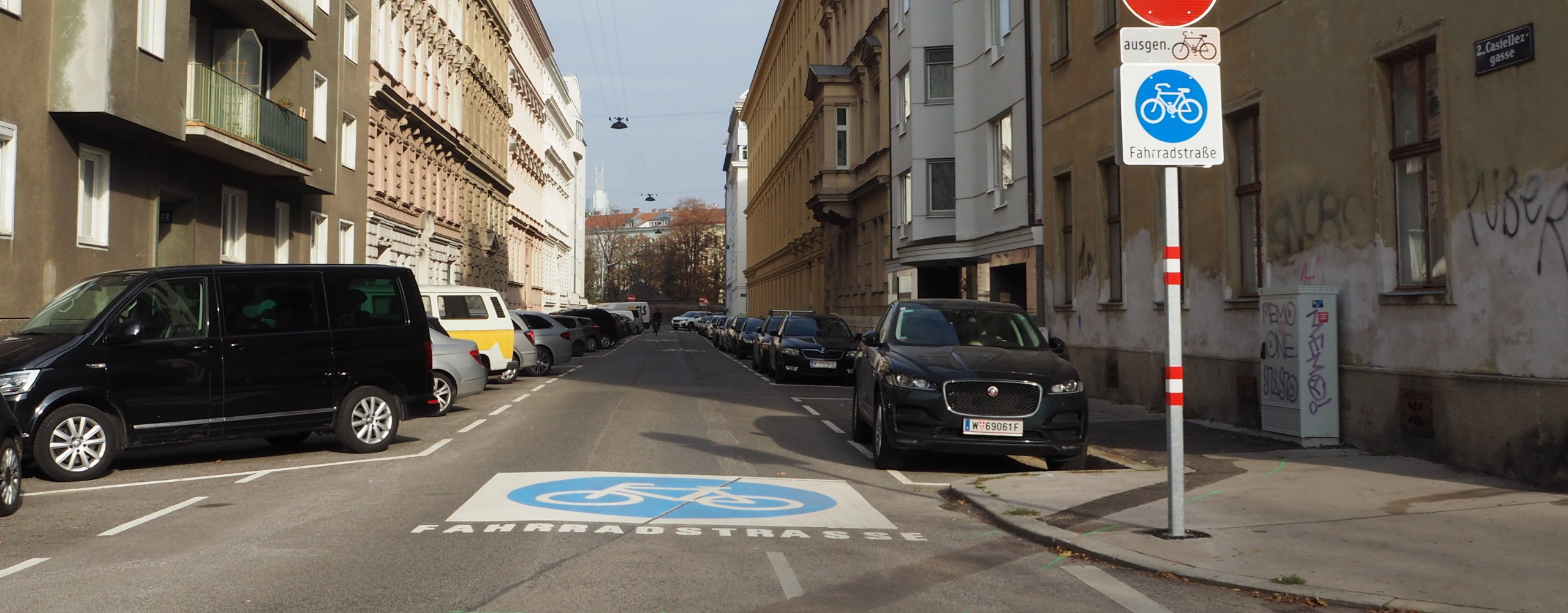 Fahrradstraße Castellezgasse