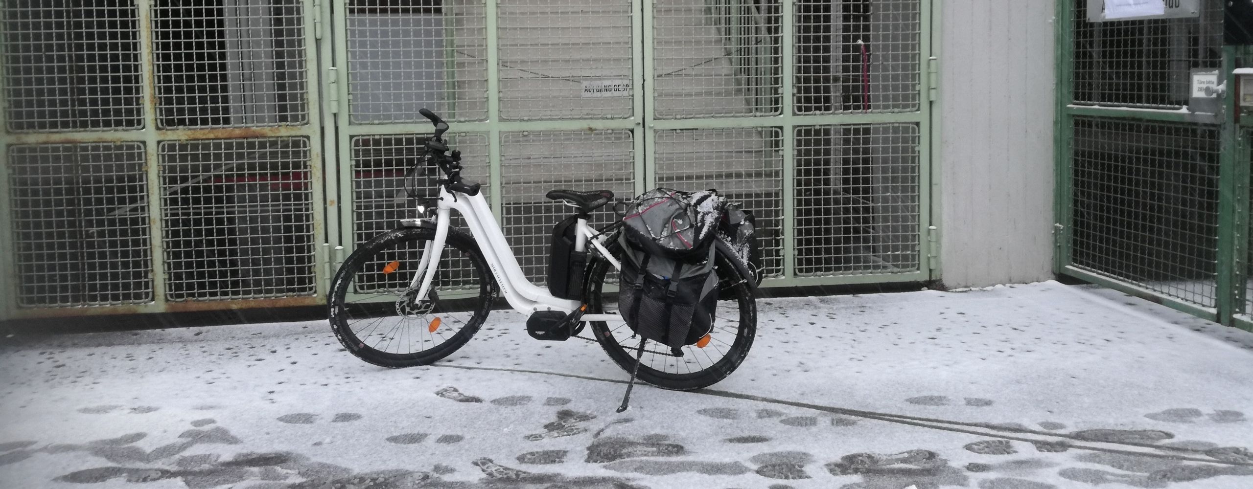 Angelika eBike im Schnee