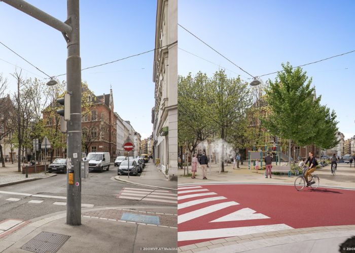 Mehr Platz für das Radfahren in der Argentinierstraße. euch eine Verkehrsberuhigung ist geplant