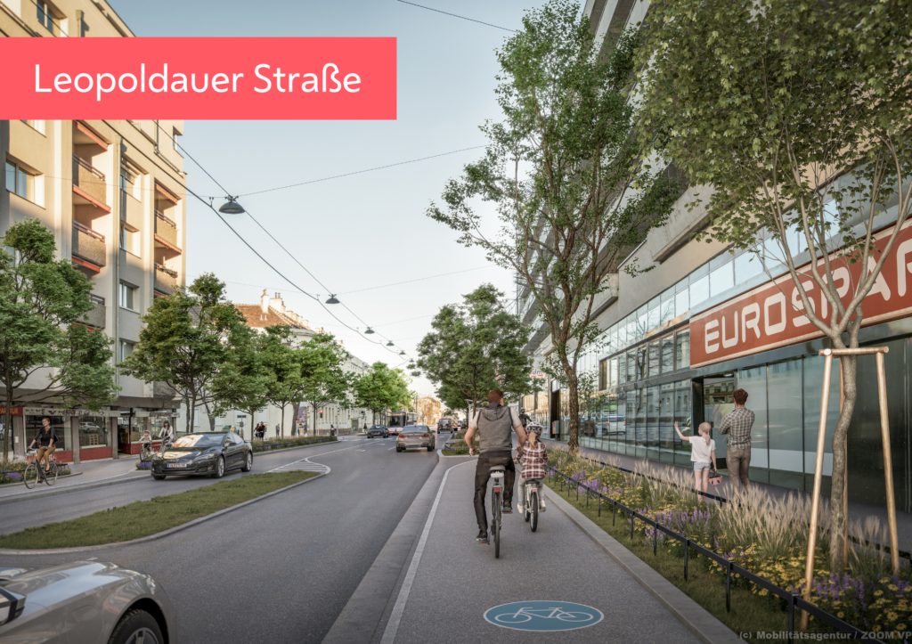 Rendering zur Leopoldauer Straße